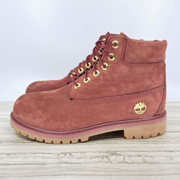 timberland burgundy nubuck
